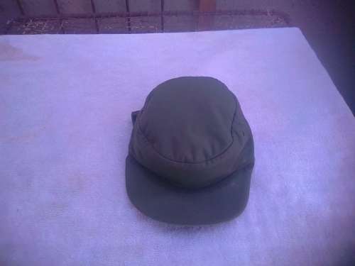 GREEN CAP WITH FLAP