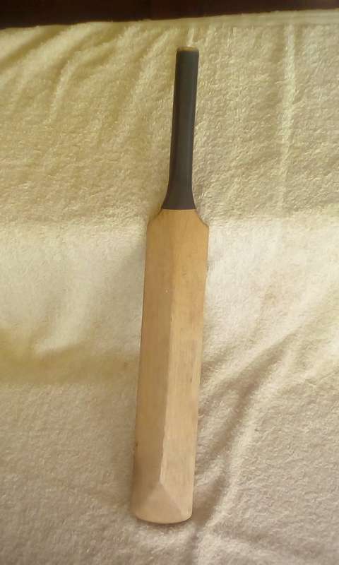 SMALL R,G, POLLOCK BAT WITH CAREER STATS