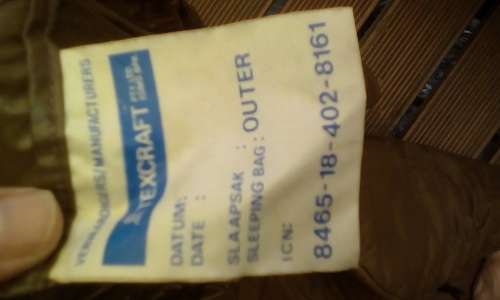 SADF SLEEPING BAG