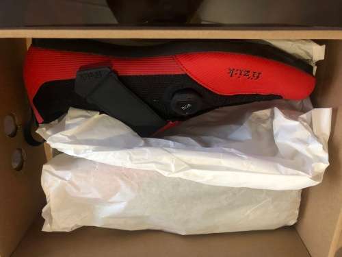 Fizik Transiro R3 Infinito Triathlon/TT Shoes - Red - EU 45 / SA 11