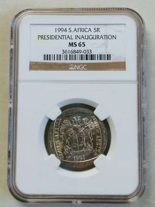 $$ HIGH NGC GRADE PRESIDENTIAL INAUGURATION R5 - MS65 $$