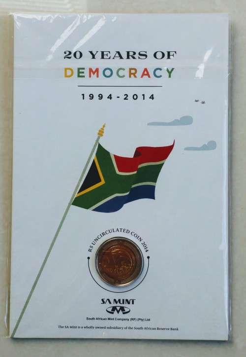 **UNOPENED SET** 2014 - 20 Years of Democracy R5 & 100 Year Anniversary of Union Buildings R2