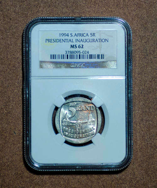 ^^&% NGC Graded MS62 1994 Presidential Inauguration R5 Coin %&^^