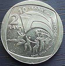 ***10 YEARS OF DEMOCRACY 2004 R2 COINS*** (BID PER COIN TO TAKE THEM ALL!!!)