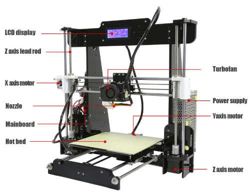 Anet A8 3D Printer - Prusa i3  - DIY KIT