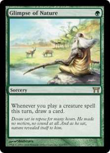 Glimpse of Nature - Magic The Gathering