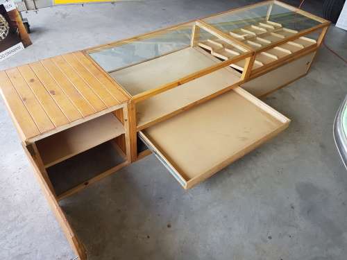 Pine Portable Shop Cabinets