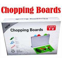 SET OF 4 COLOR CODED CHOPPING BOARDS