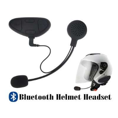 Multipoint Bluetooth Helmet Headset - Waterproof