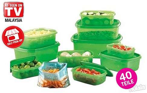 Fresh Box & Bag Green Containers 40 pcs Set