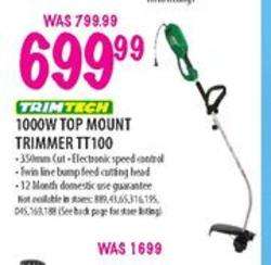Trimtech Top Mount 1000w Edge Trimmer - Brand New!!!