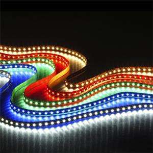 Color strip 5 meter on reel with 24 key remote controller. Waterproof.
