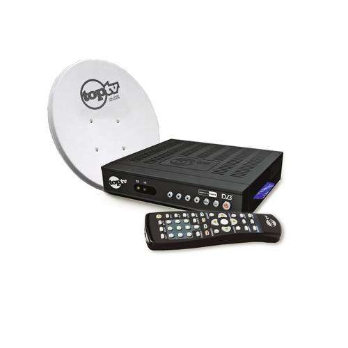 TopTV BRAND NEW w/Satelite Dish, Decoder, Smart Card, Remote & Free Installation