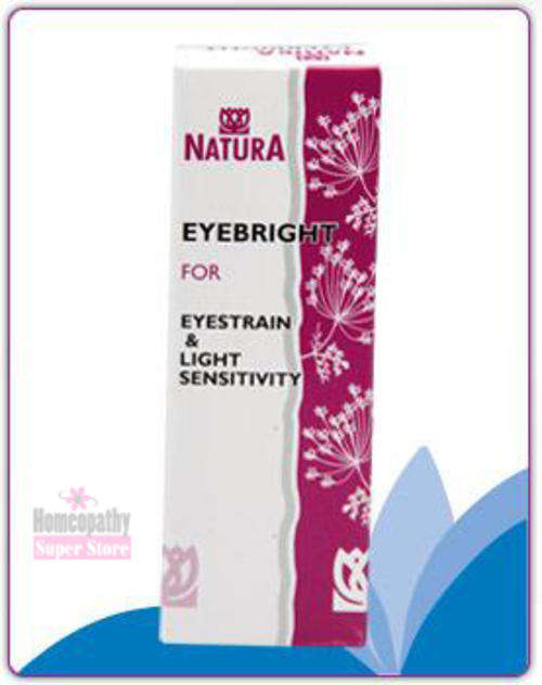 Eyebright Drops (Natura) - Eyestrain, Light Sensitivity & Watery Eyes