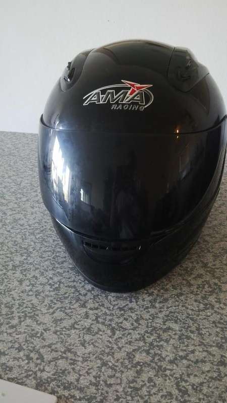 Black AMA Racing Helmet