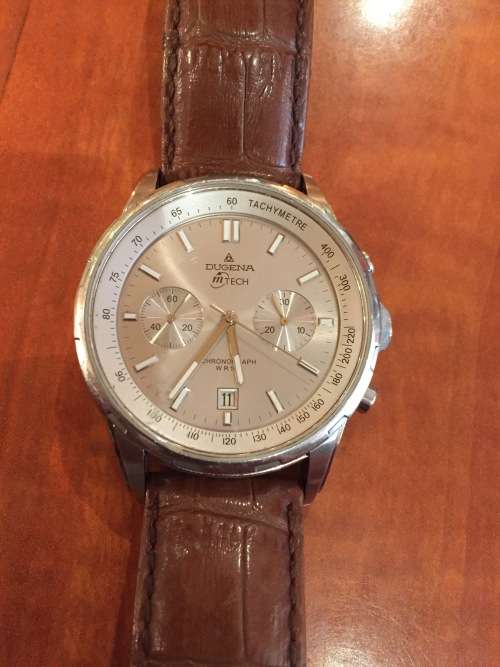 Dugena WR100 chronograph NOT WORKING
