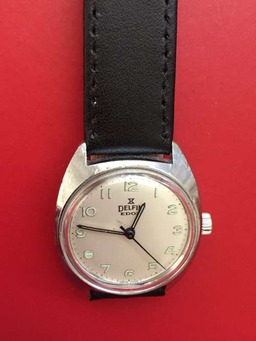 Edox Delfin manual wind watch