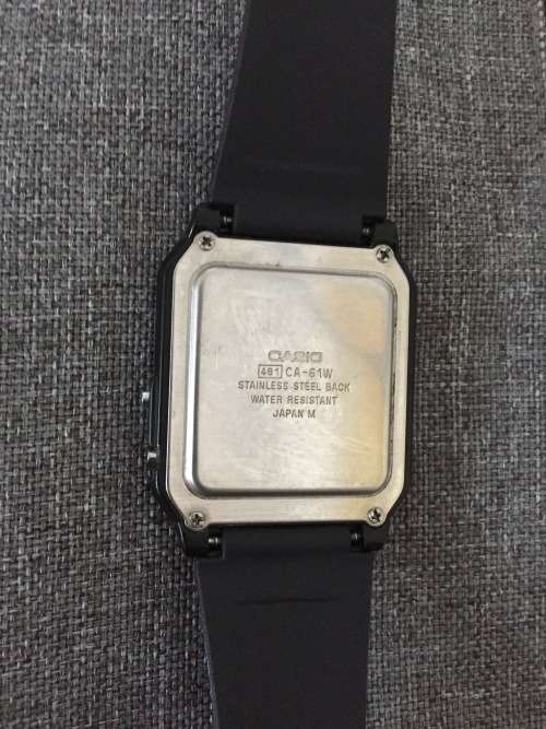 Casio calculator watch CA-61W