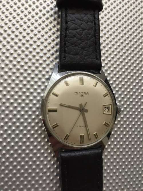 Bifora 115 vintage watch. NEW OLD STOCK