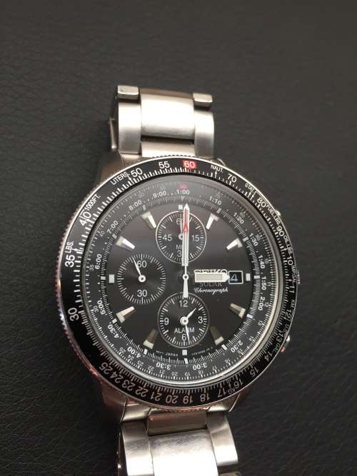 Seiko Solar Chronograph- NOT WORKING