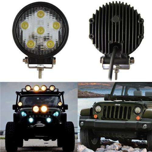 18W Car CREE LED Light Irradiation Lamp Work Light Fog Light