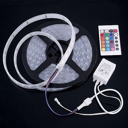 5M LED Strip light 5050 RGB Colour Waterproof