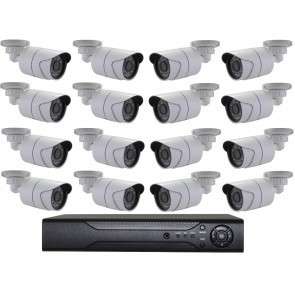 16 CHANNEL AHD CCTV KITS WITH 16PCS 2Mpixel NIGHTVISION CAMERA Support 3G