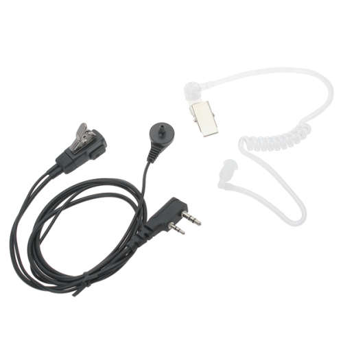 Walkie Talkie Acoustic Tube Earphone Black