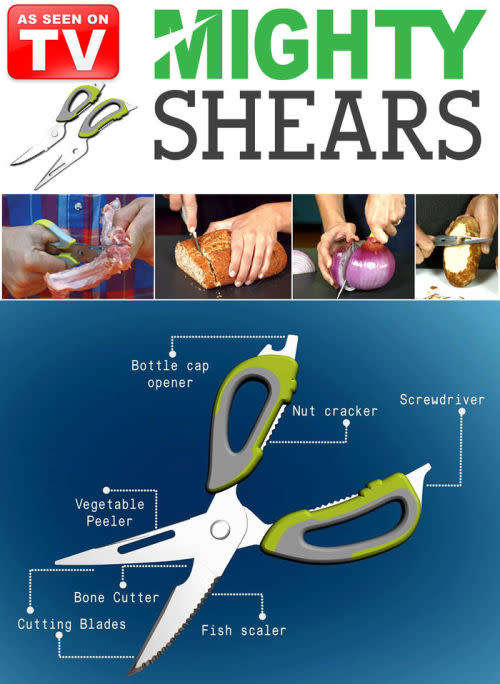 Mighty shears- All In One Kitchen Tool- Kitchen Scissors