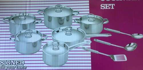 15PCS stainless cookware sets