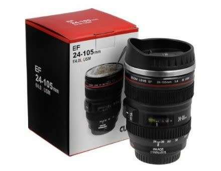 Camera Lens Thermo Stainless Steel Flask/Cup