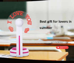 PORTABLE PROGRAMMABLE USB MESSAGE FAN
