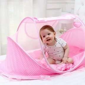 Baby Cushion Mat With Mosquito Net