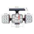 Solar Sensor Light GD-30W