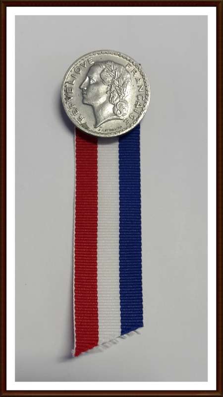 French, Souvenir Coin.