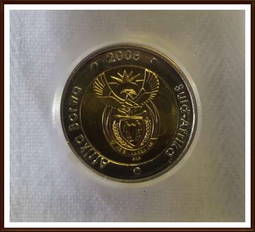 Mandela Coin, Excellent 5 Rand, Mandela Birthday MS 62.