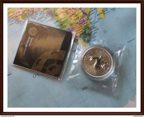 Krugerrands 1 Oz the FINE SILVER 2017.