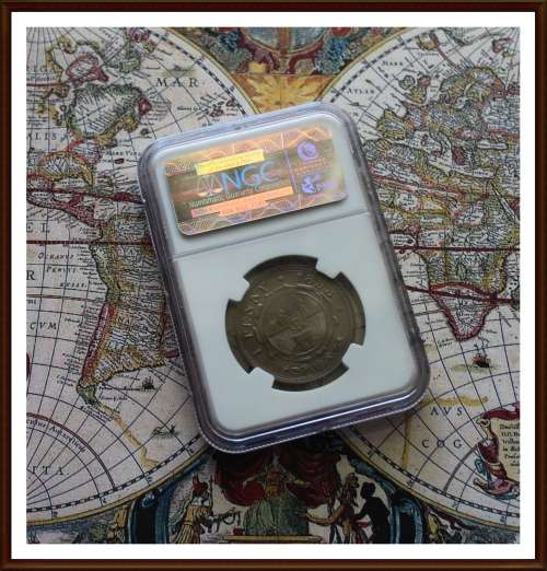 ZAR, Penny 1898, NGC Grade MS 64 BN.