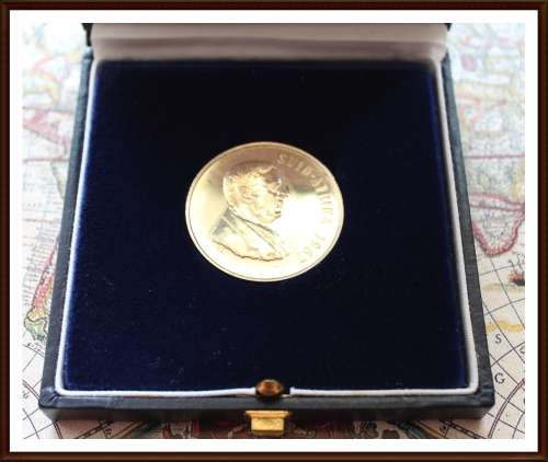 1967 S.A  , Proof Silver Rand, Polished or cleaned and box details, Please as per Photo.