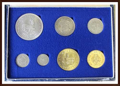 Lot of 4 South African sets, 1961, 1962, 1963, 1964, Beautiful sets,see full description below.