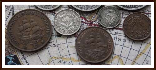 1943 S.A Full Set The Circulated Coin, as per Photo.