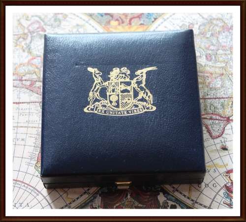 1985 Silver Rand, Parliament - Proof - , Excellent Coin, Box as per Photo.
