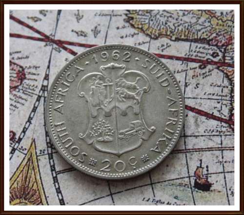 1962 S.A 10 cent, Circulated Coin, as per Photo.