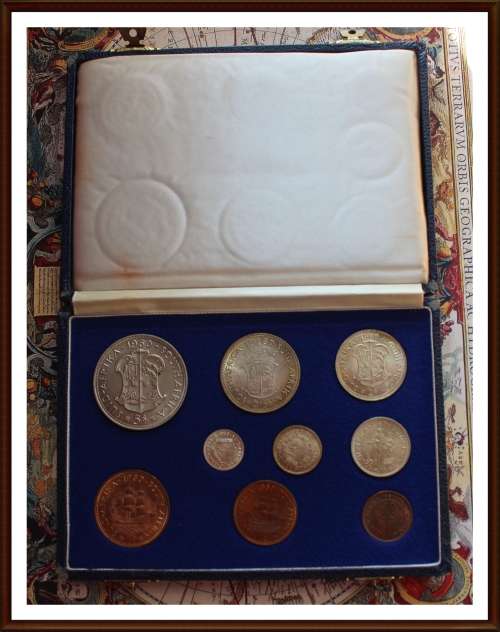 1960 S.A.U. Set,  The Coins in Excellent Conditions, Pls as per Photo. Tickey is lost and put 1959.