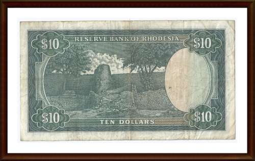 1975 Rhodesian Ten Dollar´s,  Salisbury 15th September 1975, Key Date, Condition, as per Photo.