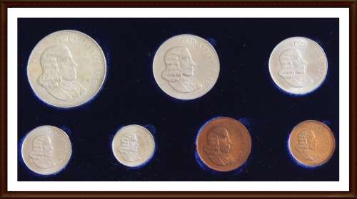 1965 Rep. S.A Excellent Proof Set, as per Photo.