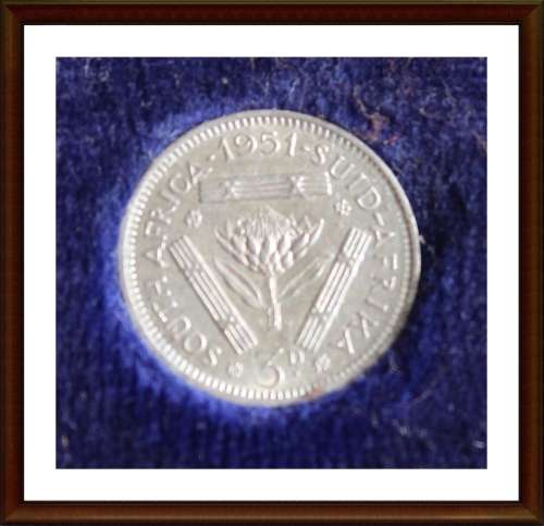 1951 S.A.U,  Excellent Set Mix of Circulated Coins and AU in Good Condition, as per Photo.