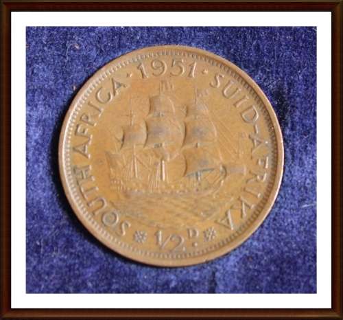 1951 S.A.U,  Excellent Set Mix of Circulated Coins and AU in Good Condition, as per Photo.