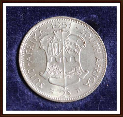 1951 S.A.U,  Excellent Set Mix of Circulated Coins and AU in Good Condition, as per Photo.