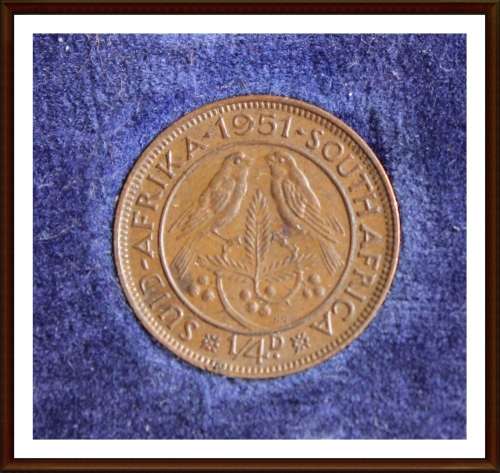 1951 S.A.U,  Excellent Set Mix of Circulated Coins and AU in Good Condition, as per Photo.